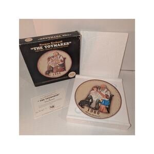 New Norman Rockwell | The Toymaker | 1980 First Annual Plate Collectors Club